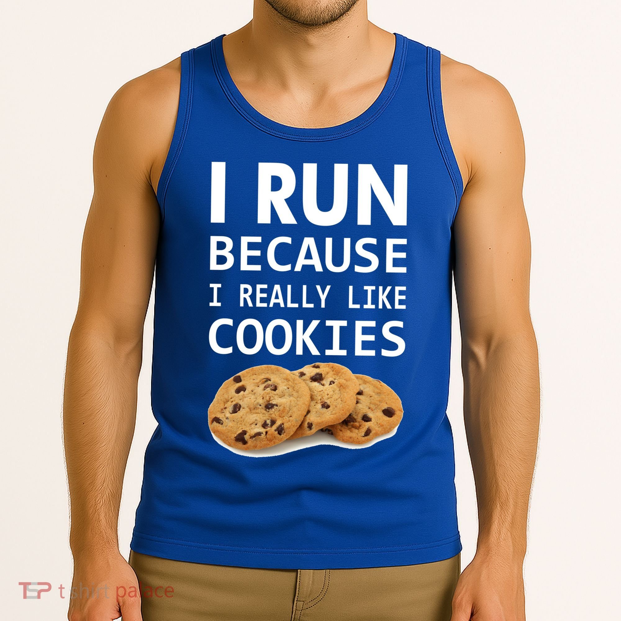 I Run Because I Really Like Cookies Tank Top
