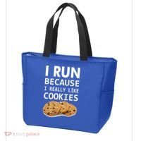 I Run Because I Really Like Cookies Tote Bag thumb 3