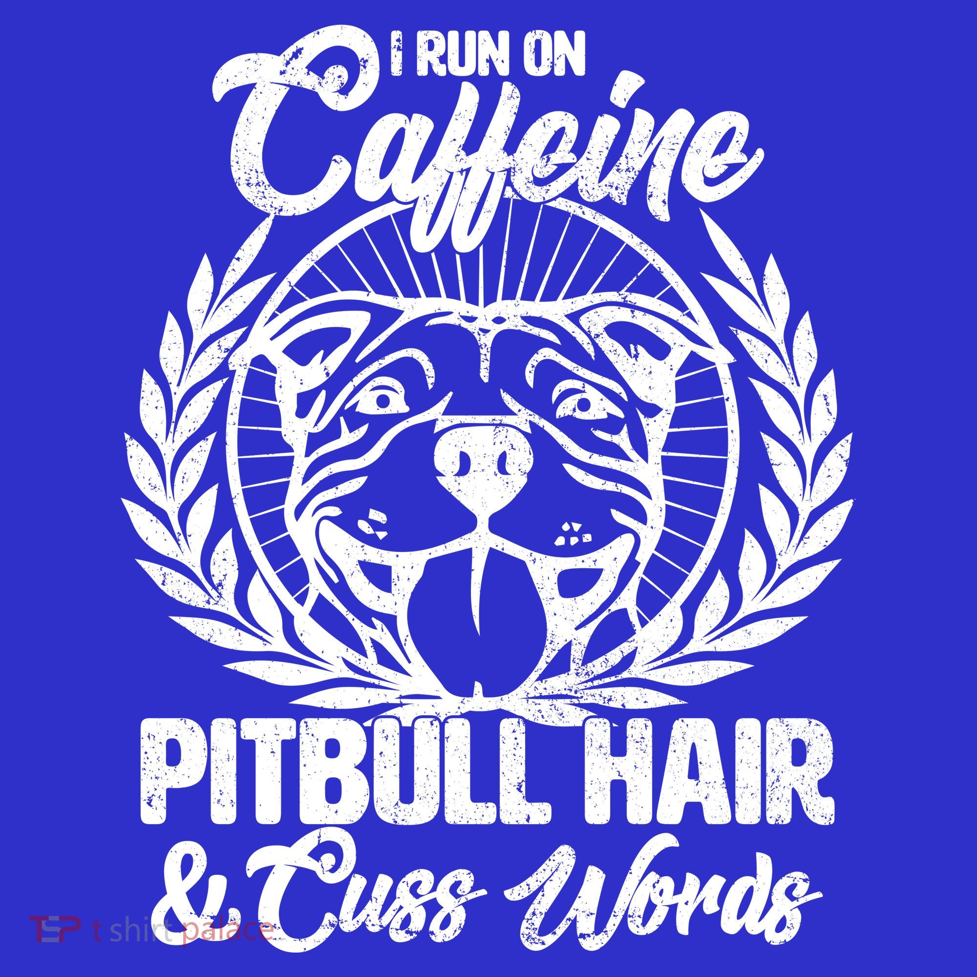 I Run On Caffeine Pitbull Hair And Cuss Words Toddler Hoodie