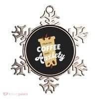 I Run On Coffee And Anxiety Ornament thumb 0