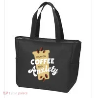 I Run On Coffee And Anxiety Tote Bag thumb 3