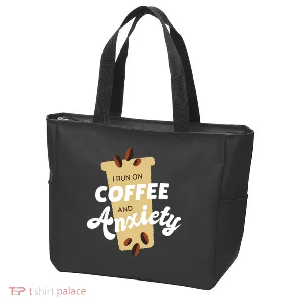 I Run On Coffee And Anxiety Tote Bag