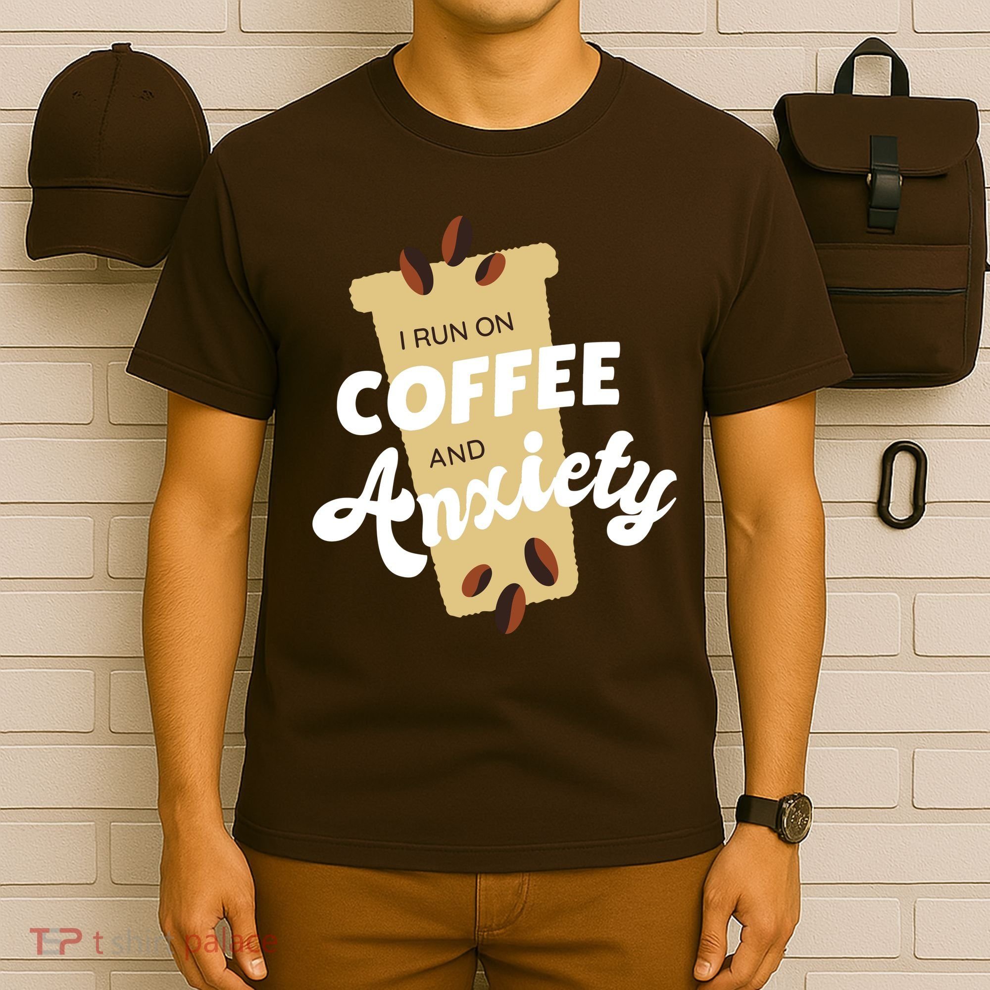 I Run On Coffee And Anxiety T-Shirt