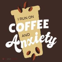I Run On Coffee And Anxiety Baby Bodysuit thumb 2