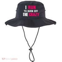 I Run To Burn Off The Crazy Bucket Hat thumb 0