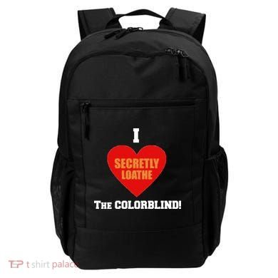 I Secretly Loathe Colorblind Backpack