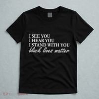 I See Hear Stand With You Black Lives Matter T-Shirt thumb 5