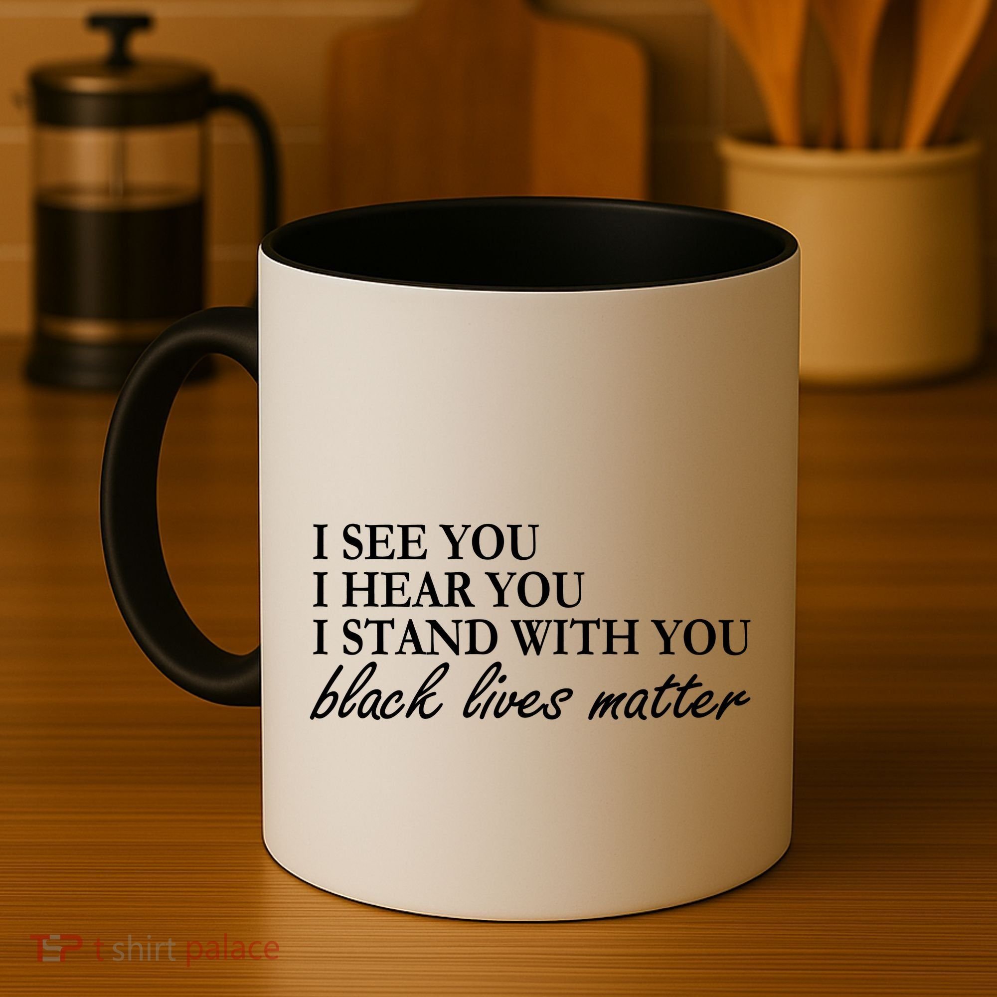 I See Hear Stand With You Black Lives Matter Coffee Mug