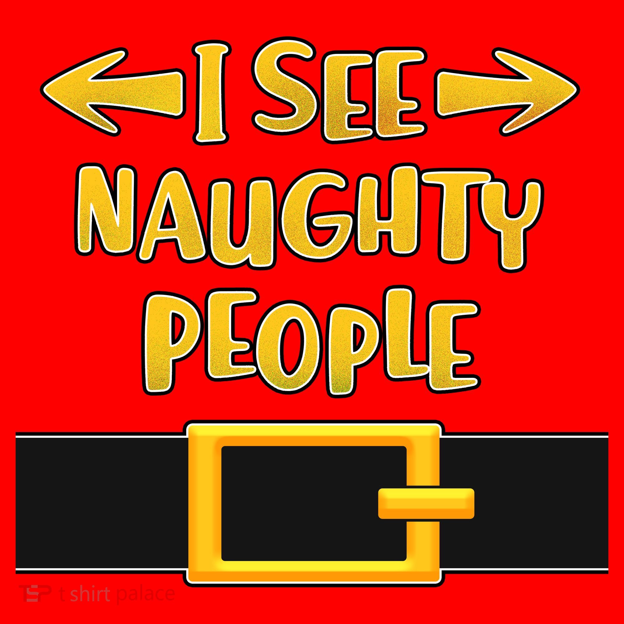 I See Naughty People Santa Or Elf Top Costume Baby Bodysuit