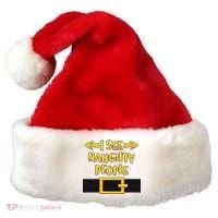 I See Naughty People Santa Or Elf Top Costume Santa Hat thumb 0
