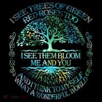 I See Trees Of Green Red Roses Too Hippie Coffee Mug thumb 5