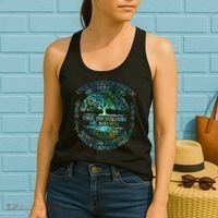 I See Trees Of Green Red Roses Too Hippie Women's Tank Top thumb 2