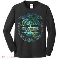 I See Trees Of Green Red Roses Too Hippie Kids Long Sleeve Shirt thumb 0