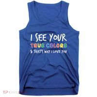 I See Your True Colors Tank Top thumb 0
