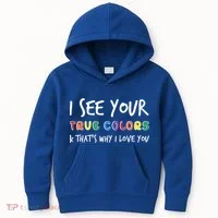 I See Your True Colors Kids Hoodie thumb 0