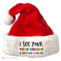 I See Your True Colors Santa Hat thumb 0