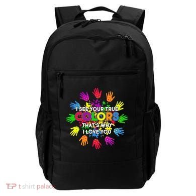I See Your True Colors Autism Backpack