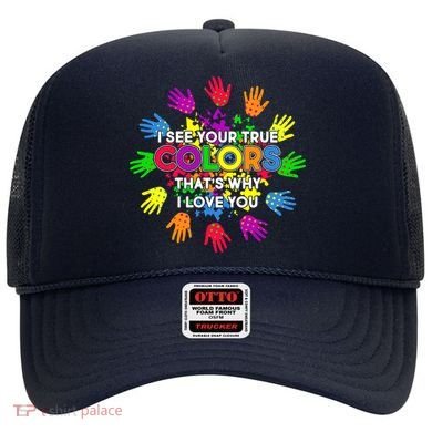 I See Your True Colors Autism Hat