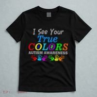 I See Your True Colors Autism Awareness T-Shirt thumb 5