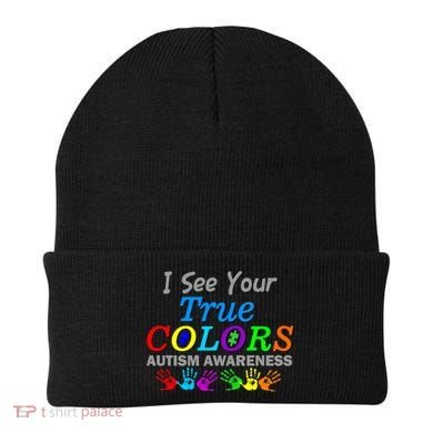 I See Your True Colors Autism Awareness Beanie