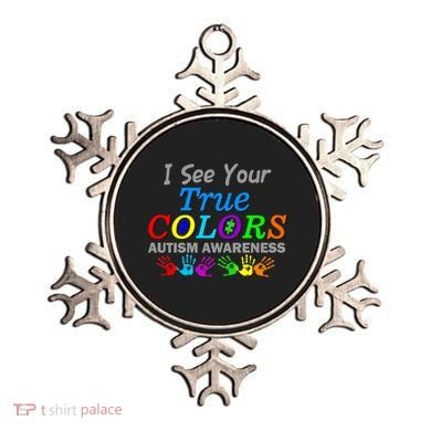 I See Your True Colors Autism Awareness Ornament