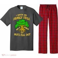 I Shook My Family Tree and a Bunch of Nuts Fell Out Pajama Set thumb 0