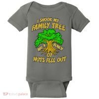 I Shook My Family Tree and a Bunch of Nuts Fell Out Baby Bodysuit thumb 0