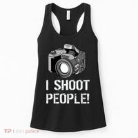 I Shoot People (Camera) Women's Tank Top thumb 0