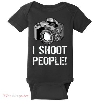 I Shoot People (Camera) Baby Bodysuit
