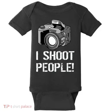 I Shoot People (Camera) Baby Bodysuit