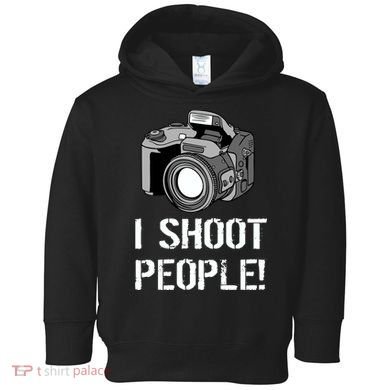 I Shoot People (Camera) Toddler Hoodie