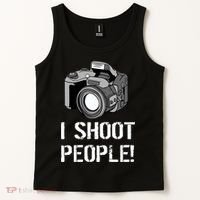 I Shoot People (Camera) Tank Top thumb 2
