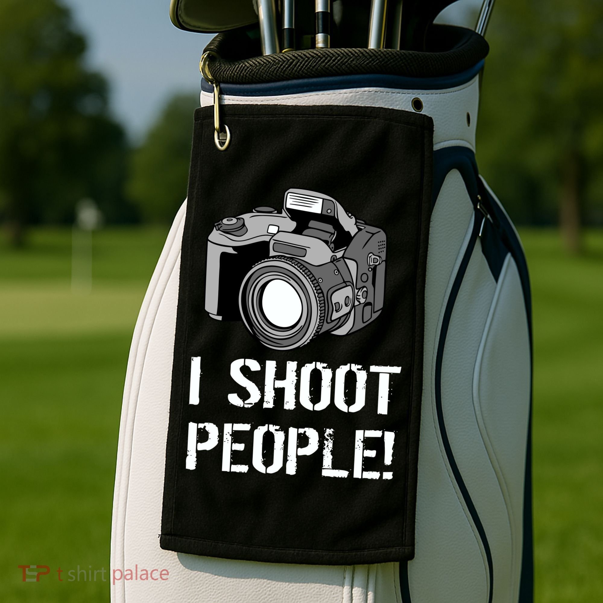 I Shoot People (Camera) Golf Towel