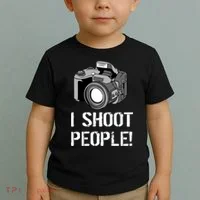 I Shoot People (Camera) Toddler T-Shirt thumb 2