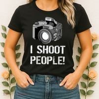 I Shoot People (Camera) Women's T-Shirt thumb 2
