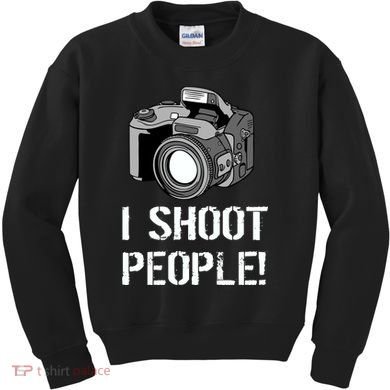 I Shoot People (Camera) Kids Sweatshirt