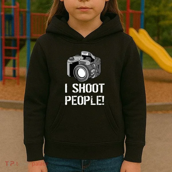 I Shoot People (Camera) Kids Hoodie