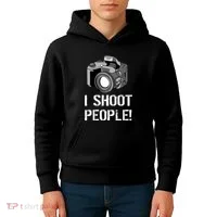 I Shoot People (Camera) Kids Hoodie thumb 4