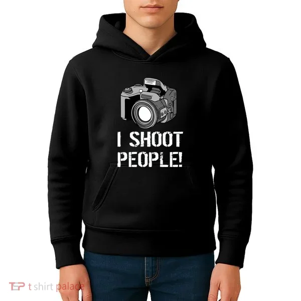 I Shoot People (Camera) Kids Hoodie
