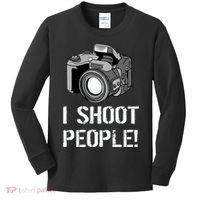 I Shoot People (Camera) Kids Long Sleeve Shirt thumb 0