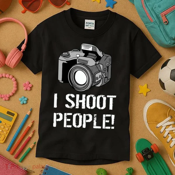 I Shoot People (Camera) Kids T-Shirt