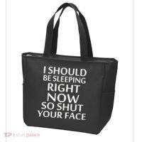 I Should Be Sleeping So Shut Your Face Tote Bag thumb 3