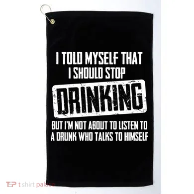 I Should Stop Drinking Funny Golf Towel
