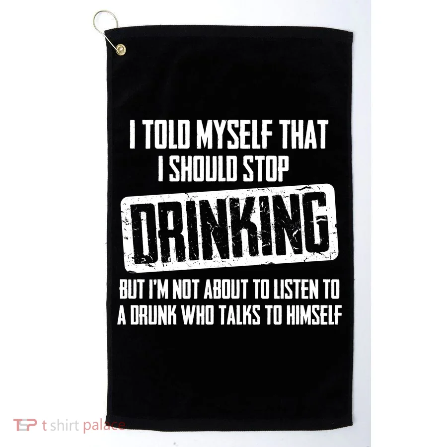 I Should Stop Drinking Funny Golf Towel
