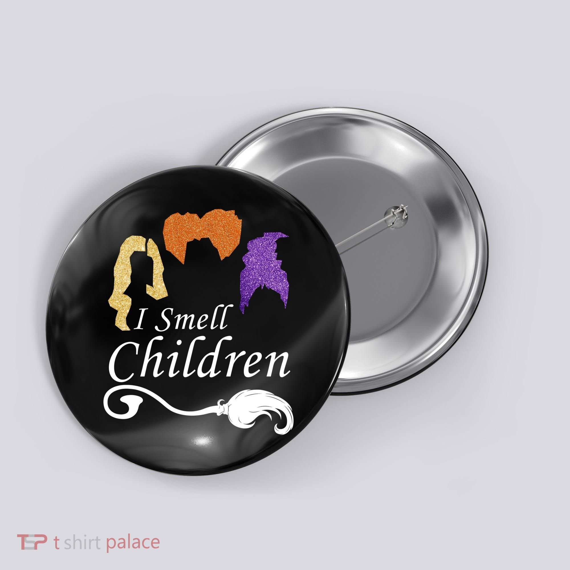 I Smell Children Funny Halloween Button