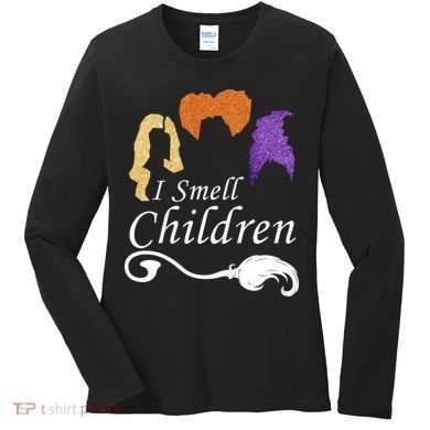 I Smell Children Funny Halloween Women's Long Sleeve Shirt