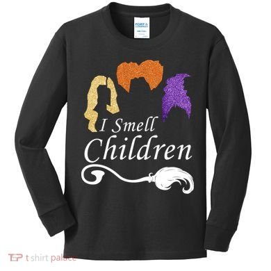 I Smell Children Funny Halloween Kids Long Sleeve Shirt