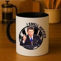 I Smell Hippies Reagan  Coffee Mug thumb 4