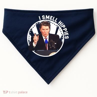 I Smell Hippies Reagan  USA-Made Doggie Bandana