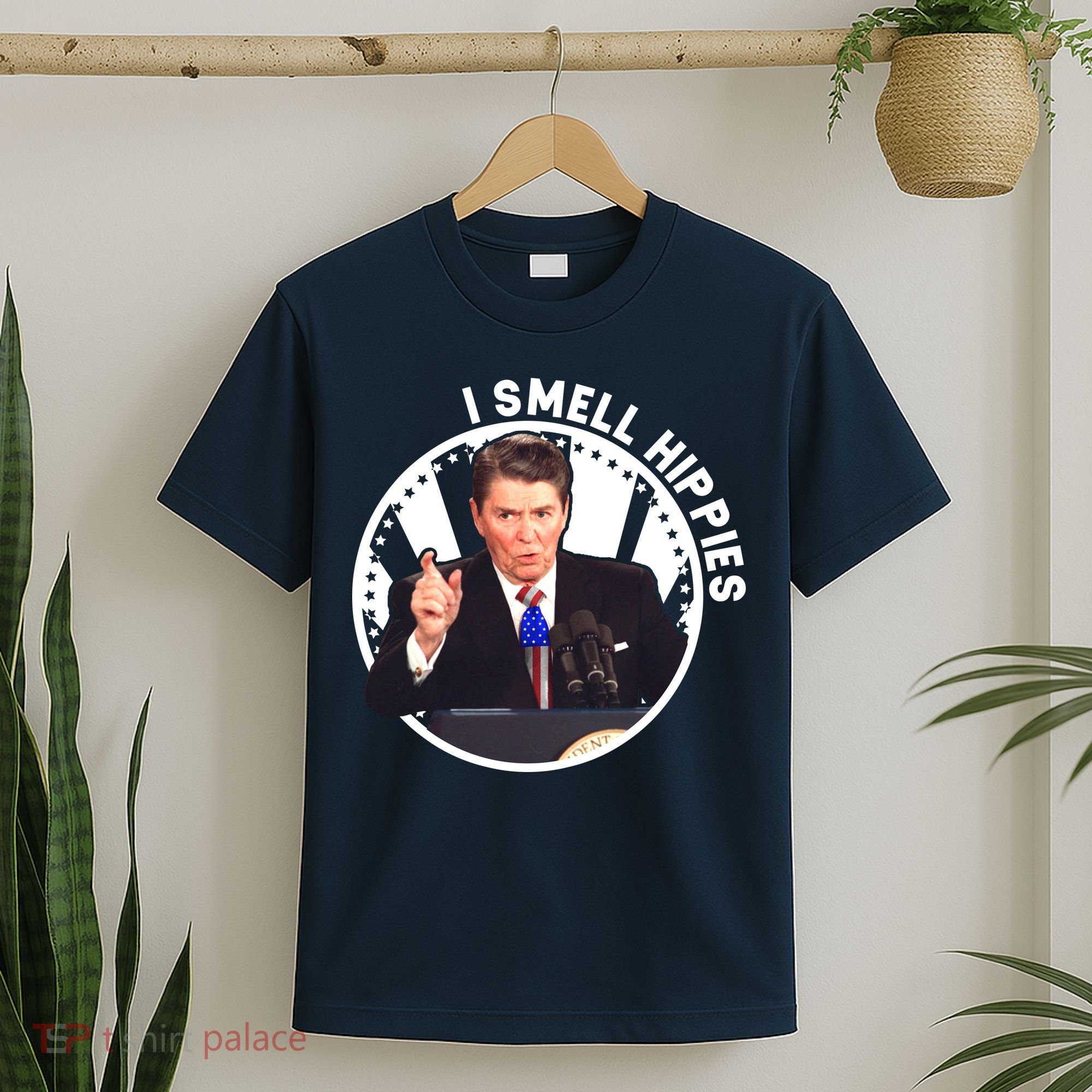 I Smell Hippies Reagan  T-Shirt